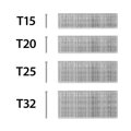TROTEC sada hřebíků typ 47, délka 15-32 mm (3000 kusů)