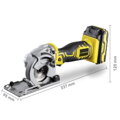 Aku mini kotoučová pila TROTEC PCSS 05-20V 