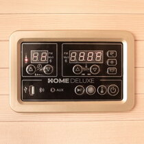 Jednoduché ovládání pomocí panelu umístěného uvnitř sauny i venku.