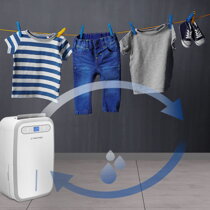 Sušení prádla odvlhčovače vzduchu Trotec TTK 95 E