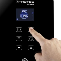 Ovládací panel ohřívače TROTEC TFC 220 E