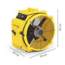 Rozměry ventilátoru Trotec TTV 4500 S
