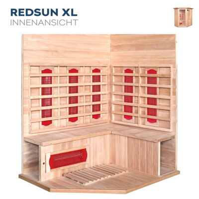 Infrasauna Home Deluxe Redsun XL