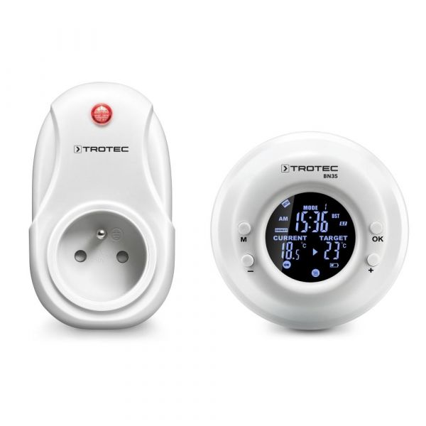 Zásuvkový termostat s časovačem TROTEC BN 35 F